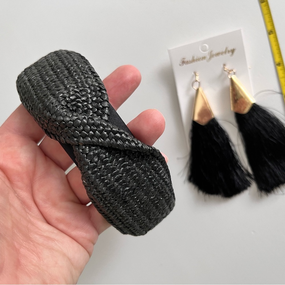 WOVEN HEADBAND & EARRINGS bundle | NWT - Picture 8 of 10